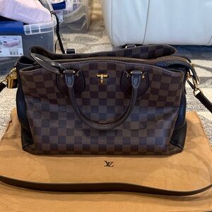 Louis Vuitton Damier two tone cross body bag